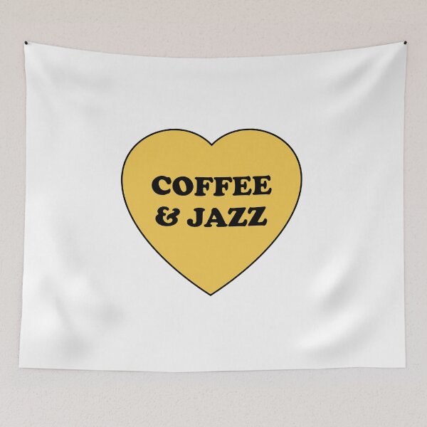 Item preview, Coffee and Jazz -  heart musicians  designed and sold by Inspirationmotivation.