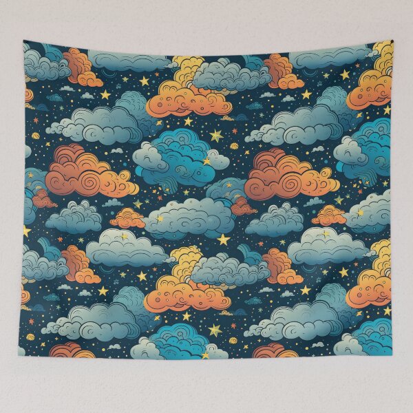 Item preview, Cloudy Night Skies designed and sold by palaco210.