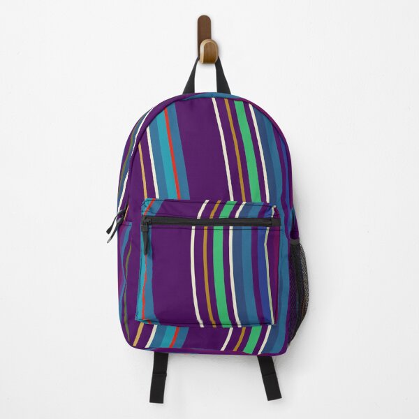 Item preview, Colorful Stripes Meandering Mauve designed and sold by elan-studios.
