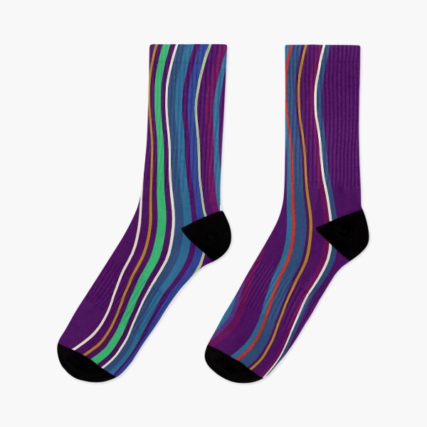 Item preview, Colorful Stripes Meandering Mauve designed and sold by elan-studios.