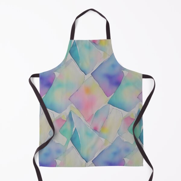 Aperçu de l'œuvre Motif géométrique aquarelle pastel doux et serein créée et vendue par Girly-Universe.