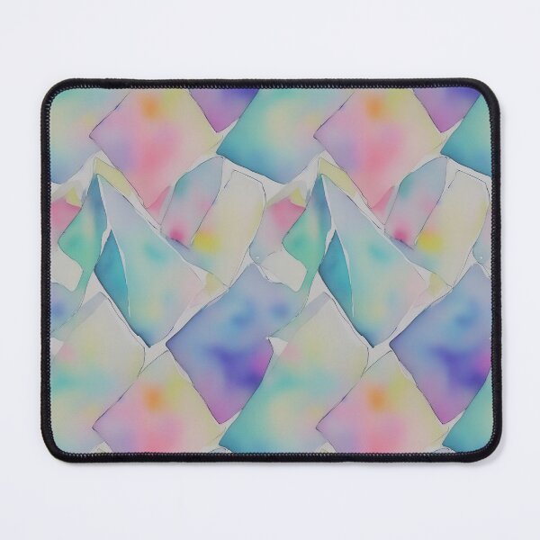 Item preview, Serene Soft Muted Pastel Watercolor Geometric Pattern designed and sold by Girly-Universe.