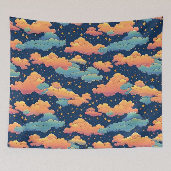 Item preview, Cloudy Night Skies designed and sold by palaco210.