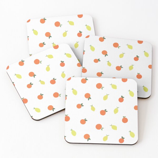 Item preview, Minimalist oranges and lemons pattern designed and sold by RoseMaryWP.