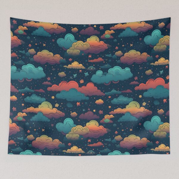 Item preview, Cloudy Night Skies designed and sold by palaco210.