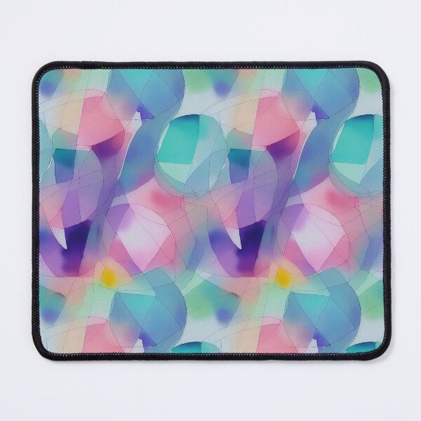 Item preview, Whimsical Muted Pastel Geometric Watercolor Pattern designed and sold by Girly-Universe.