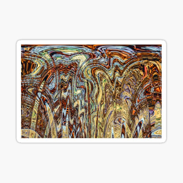 Scramble - Digital Abstract Expressionism Sticker