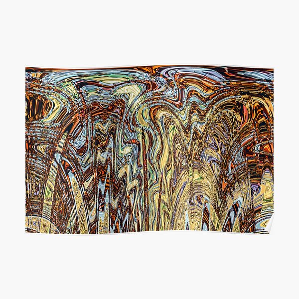 Scramble - Digital Abstract Expressionism Poster