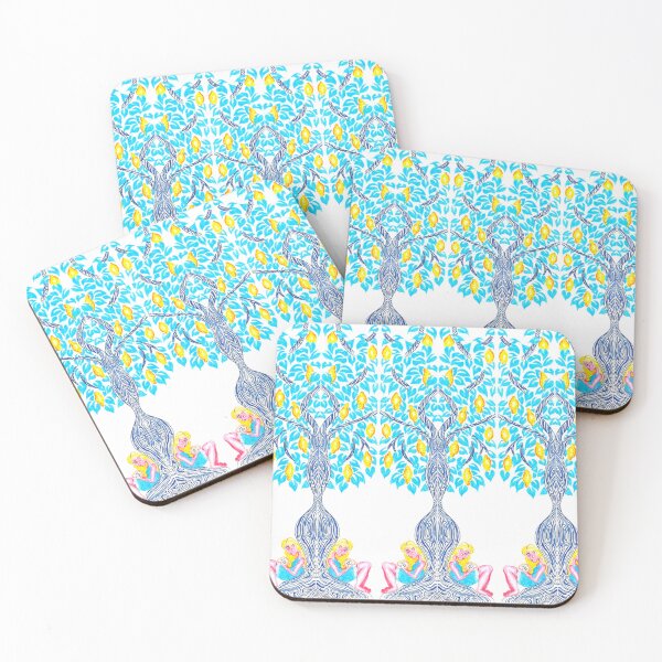 Item preview, Forest of blue lemon trees designed and sold by Anna Rivet.