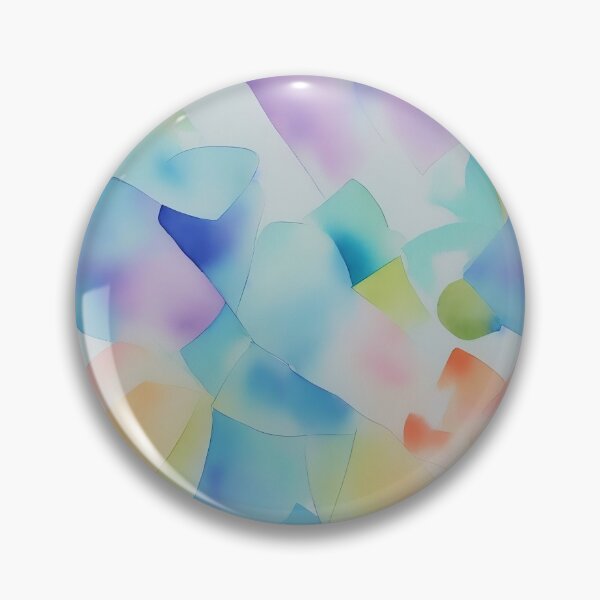 Artikelvorschau, Dezentes geometrisches Aquarellmuster mit sanften, gedämpften Farben entworfen und verkauft von Girly-Universe.