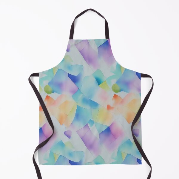 Aperçu de l'œuvre Motif aquarelle géométrique subtil avec des couleurs douces et sourdes créée et vendue par Girly-Universe.