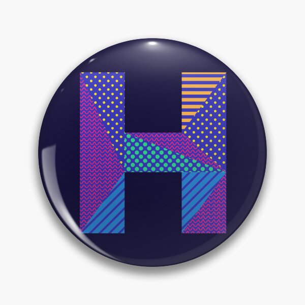Artikelvorschau, Alphabet Buchstabe H Screen Print Design entworfen und verkauft von ToluaPrints.
