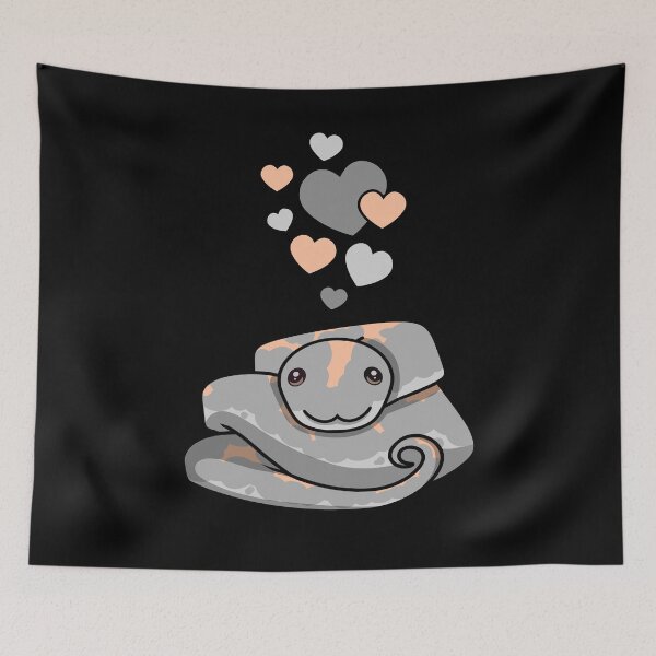 Item preview, Albino Kenyan Sand Boa With Hearts designed and sold by eternallygifted.