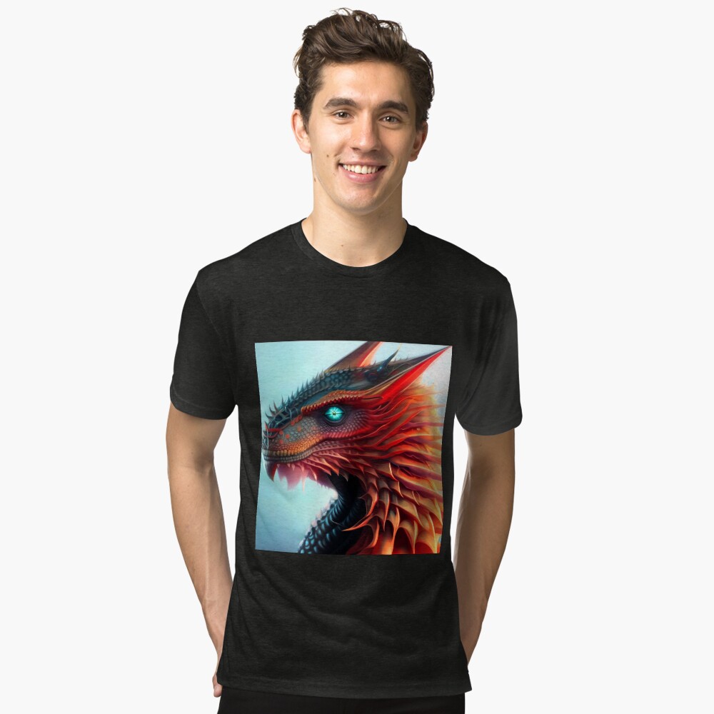 Item preview, Tri-blend T-Shirt designed and sold by dragynrain.