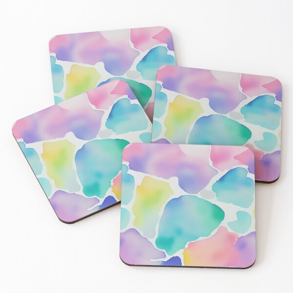 Item preview, Playful Geometric Watercolor Pattern with Soft Shapes designed and sold by Girly-Universe.