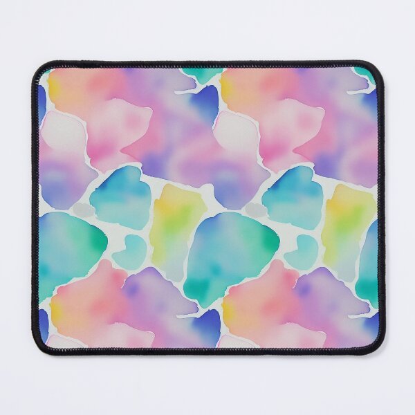 Item preview, Playful Geometric Watercolor Pattern with Soft Shapes designed and sold by Girly-Universe.