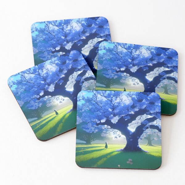 Item preview, Serenity in Blue: The Sakura Tree designed and sold by fkc666.