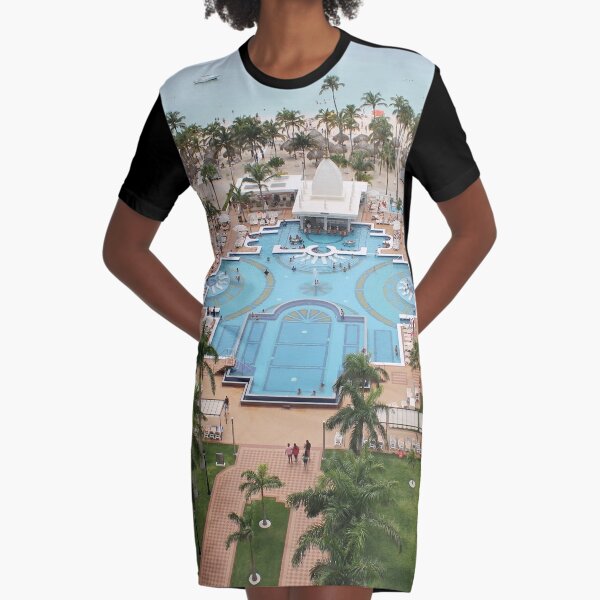 Aruba, resort, spa, health resort, 2017, 02 Graphic T-Shirt Dress