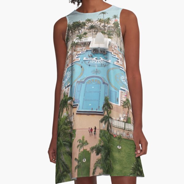 Aruba, resort, spa, health resort, 2017, 02 A-Line Dress