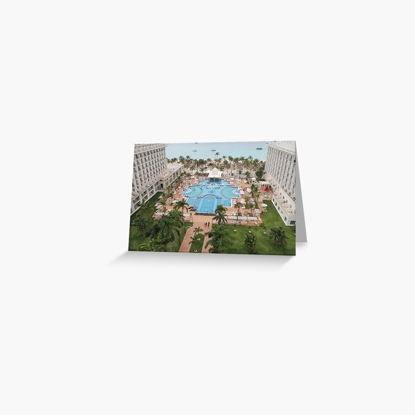 Aruba, resort, spa, health resort, 2017, 02 Greeting Card