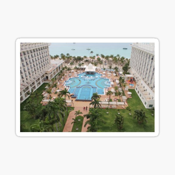 Aruba, resort, spa, health resort, 2017, 02 Sticker
