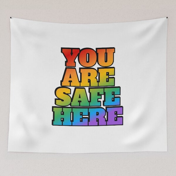 Item preview, LGBT safe space - You are safe here designed and sold by Inspirationmotivation.