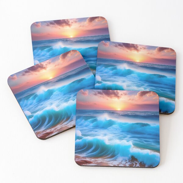 Item preview, Waves of Wonder on the Beach designed and sold by fkc666.