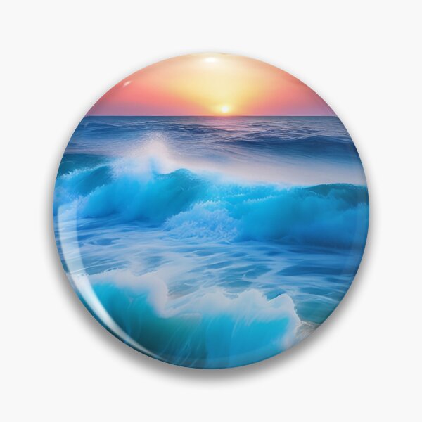 Item preview, Waves of Wonder on the Beach designed and sold by fkc666.