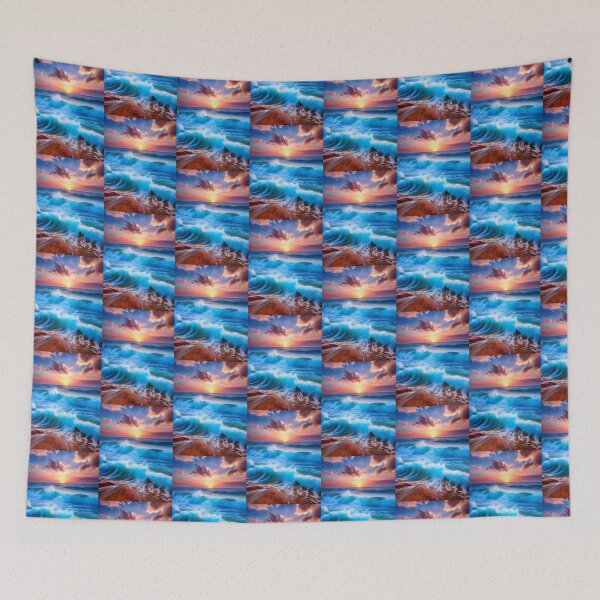 Item preview, Waves of Wonder on the Beach designed and sold by fkc666.