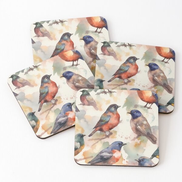 Item preview, Beautiful Watercolor Birds on a Branch designed and sold by GMMDESIGNS21.