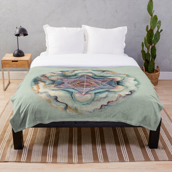 Item preview, Metatron's Cube Cool Blue designed and sold by heartsake.