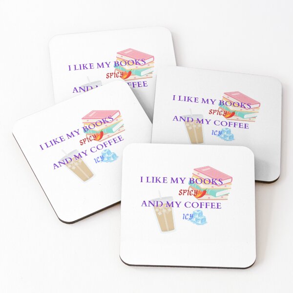 Item preview, me gustan mis libros picantes y mi café helado designed and sold by JovanasBoutique.