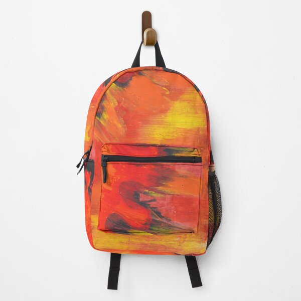 Item preview, Fire abstract art red orange pattern designed and sold by chuckletuckle.