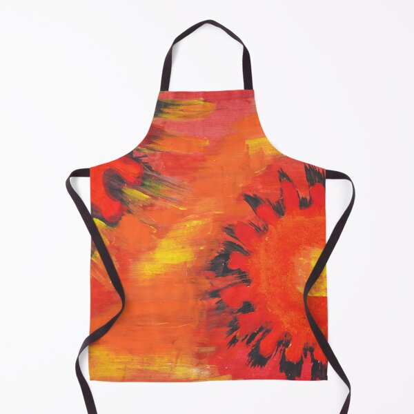 Item preview, Fire abstract art red orange pattern designed and sold by chuckletuckle.