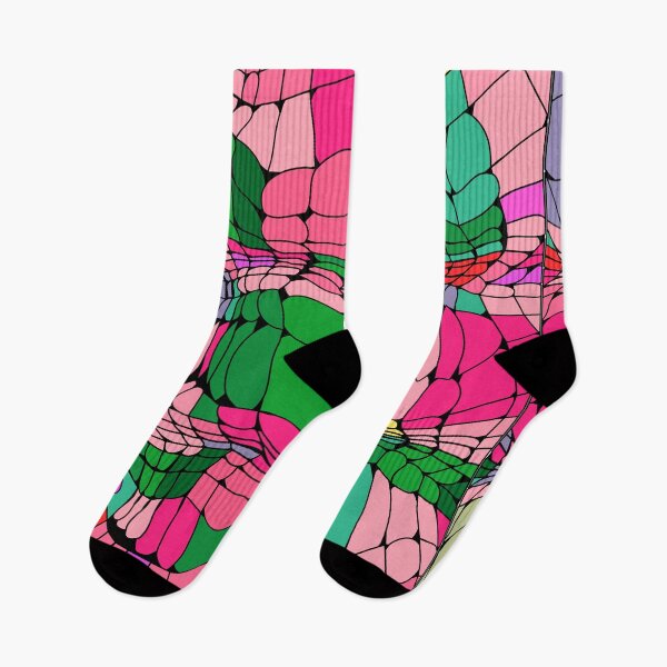 Item preview, Pink Green Mosaic designed and sold by Sejmen.
