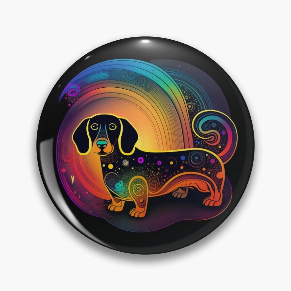 Item preview, Psychedelic Dachshund designed and sold by ConnerCreations.