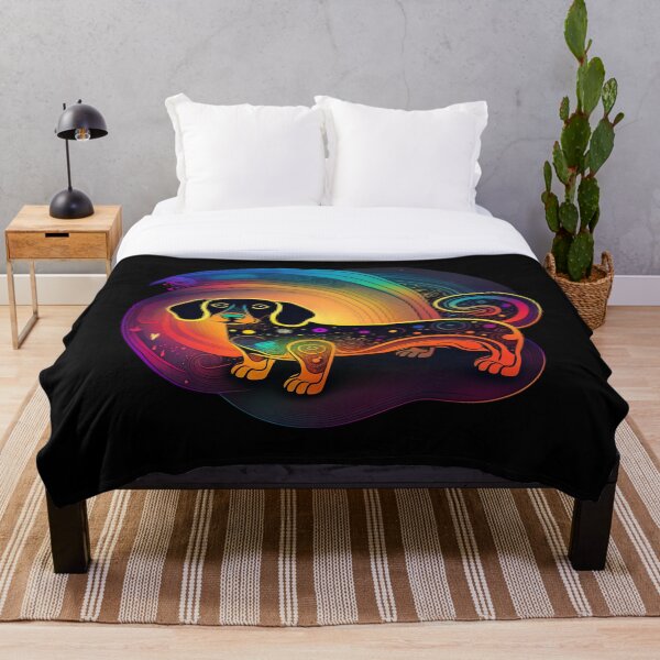 Item preview, Psychedelic Dachshund designed and sold by ConnerCreations.