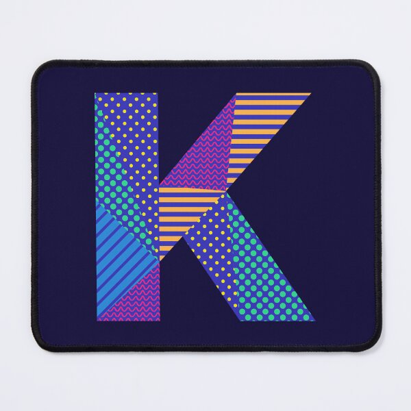 Item preview, Alphabet Letter K Screen Print Design designed and sold by ToluaPrints.