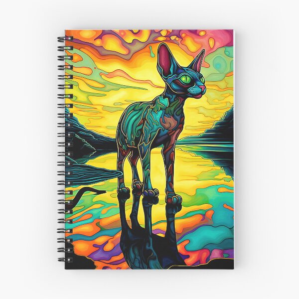 Item preview, Sphynx cat standing in a surreal atmosphere. designed and sold by paulo silveira.
