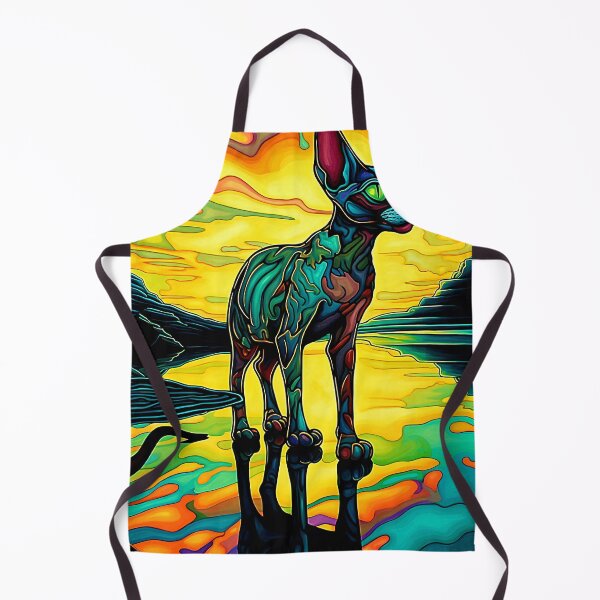 Item preview, Sphynx cat standing in a surreal atmosphere. designed and sold by paulo silveira.