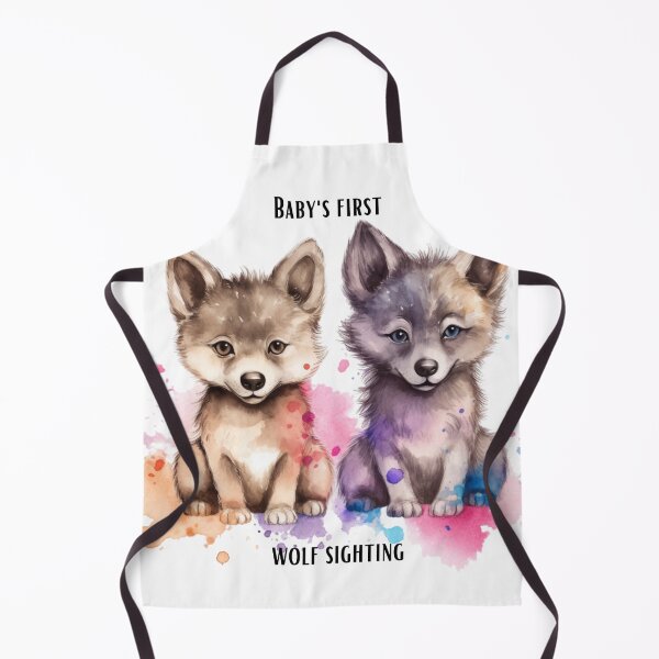 Item preview, Cute Baby Wolf Watercolor shirt designed and sold by smartcreative24.