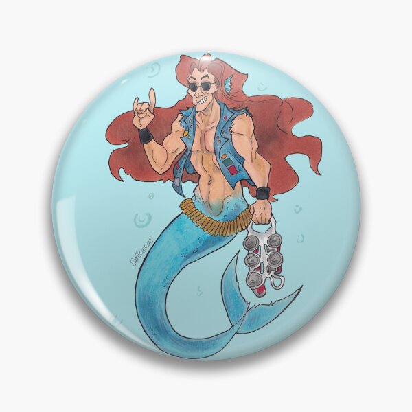 Item preview, Thrash-ass Merman designed and sold by BellsArtworks.
