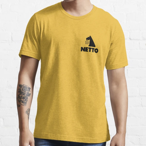 Netto markets Mens T-shirt burgundy short sleeve size:L