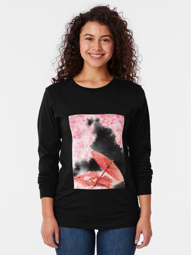 Imagen 2 de 5, Camiseta de manga larga con la obra PARAGUAS, diseñada y vendida por URBANSPORT.