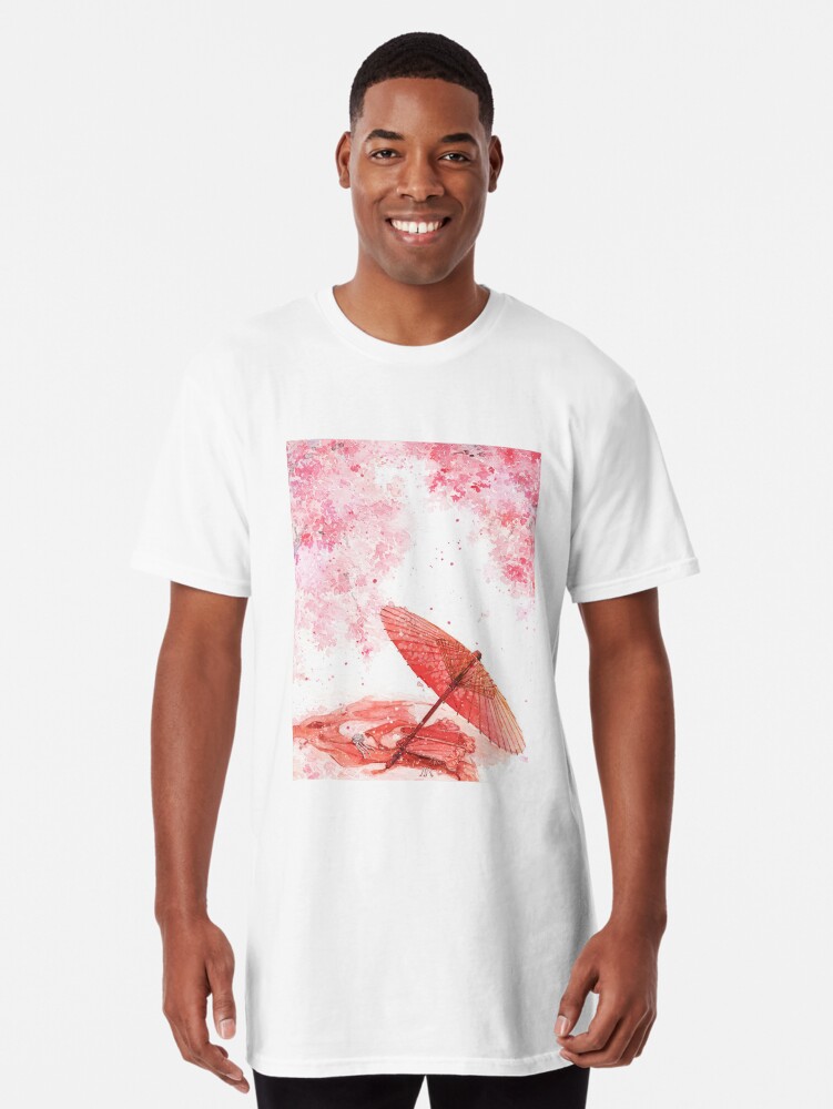Imagen 1 de 5, Camiseta larga con la obra PARAGUAS, diseñada y vendida por URBANSPORT.