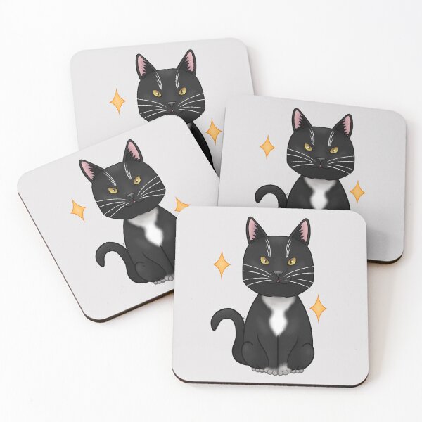 Item preview, tuxedo cat designed and sold by LemonFur.