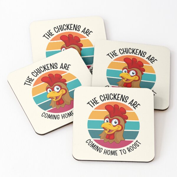 Item preview, The Chickens Are Coming Home To Roost designed and sold by FunnyFactDesign.
