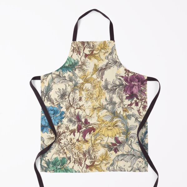 Item preview, Beautiful Damask Brocade Vine Jacquard Pattern in Neutral Natural Color Tones designed and sold by ClairesPatterns.