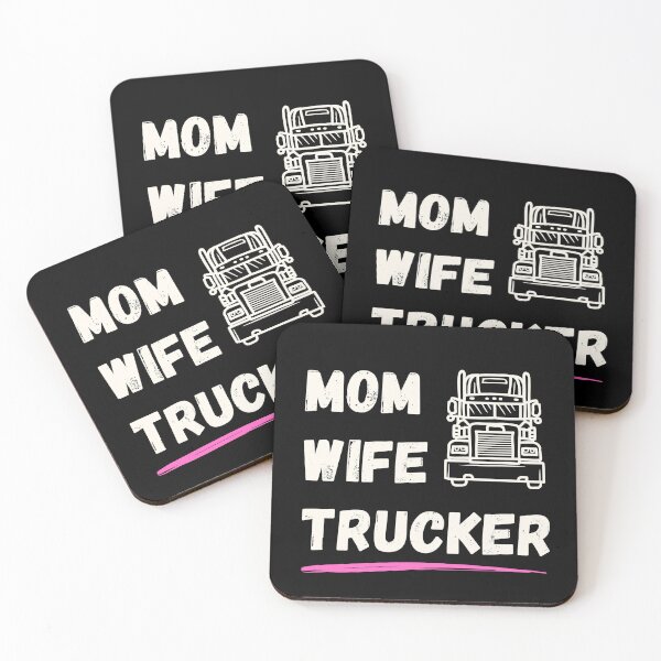 Item preview, Mom Wife Trucker  designed and sold by Tooshe.
