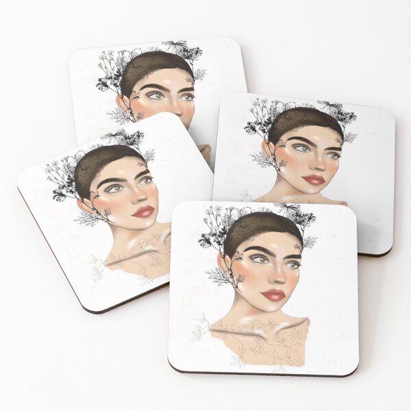 Item preview, Aesthetic magical Women with Flowers  designed and sold by Mused by Melancholy.